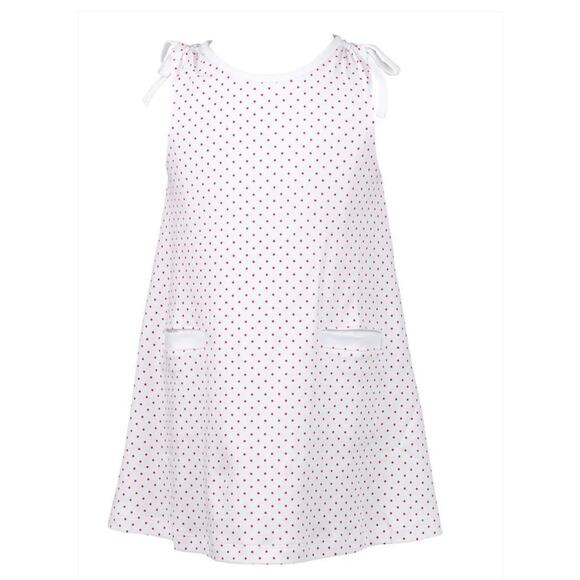 The Proper Peony Pima Girls Dottie Sleeveless Dress NWT size 2T - Picture 3 of 6